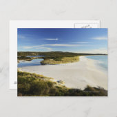 Die Bucht der Brände an der Ostküste von Tasmanien Postkarte (Vorne/Hinten)