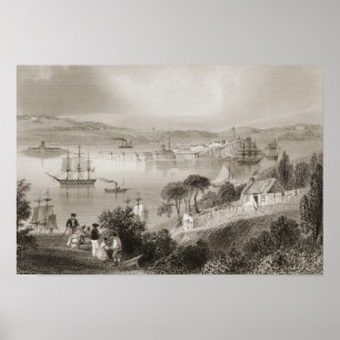 Die Bucht des Korkens, Landkreis-Korken, Irland Poster
