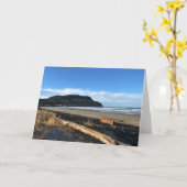 Die Bucht direkt am Meer, Oregon Karte (Gelbe Blume)
