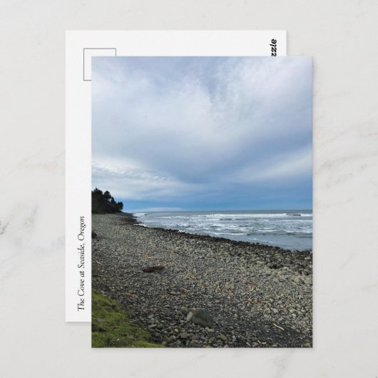 Die Bucht direkt am Meer, Oregon Postkarte (Vorne/Hinten)