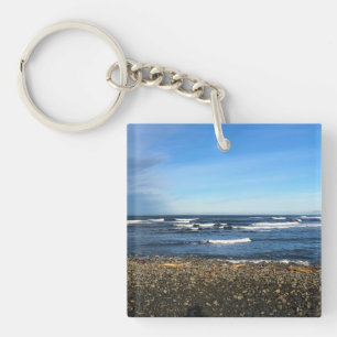 Die Bucht direkt am Meer, Oregon Schlüsselanhänger