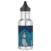 Die Bucht-Schule Edelstahlflasche (Links)