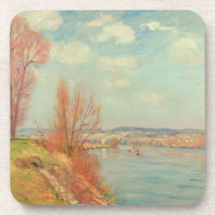 Die Bucht und der Fluss, 1901 (Öl auf Leinwand) Untersetzer