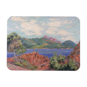 Die Bucht von Agay, c.1905 (Öl auf Leinwand) Magnet