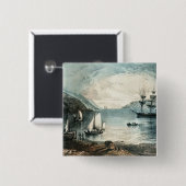 Die Bucht von Annapolis, c.1880 Button (Vorne & Hinten)