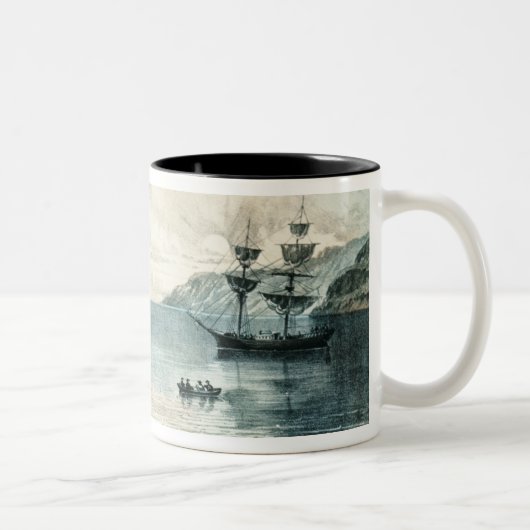 Die Bucht von Annapolis, c.1880 Zweifarbige Tasse (Rechts)