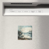 Die Bucht von Annapolis, um 1880 Magnet (In Situ (Geschirrspüler))