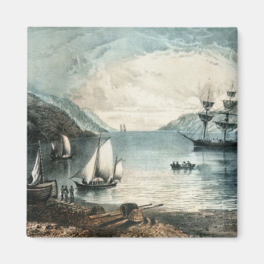 Die Bucht von Annapolis, um 1880 Magnet (Vorne)
