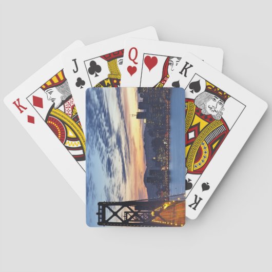 Die Bucht von der Schatzinsel Spielkarten (Rückseite)