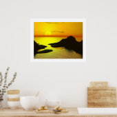 Die Bucht von Eros Poster (Küche)