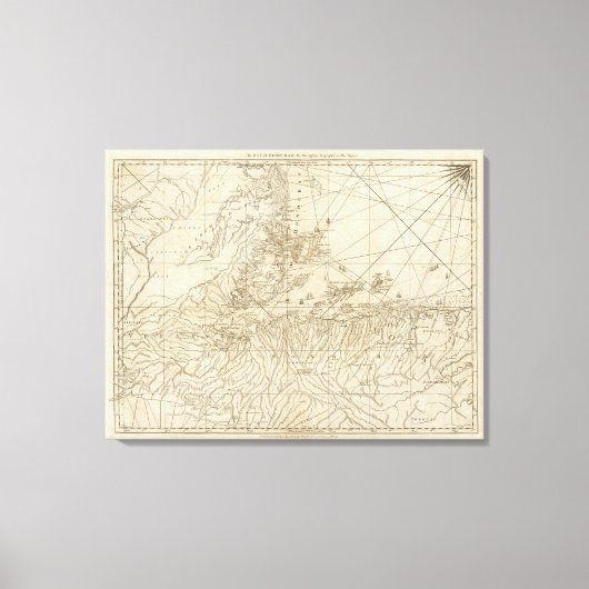 Die Bucht von Honduras Leinwanddruck (Vorderseite)