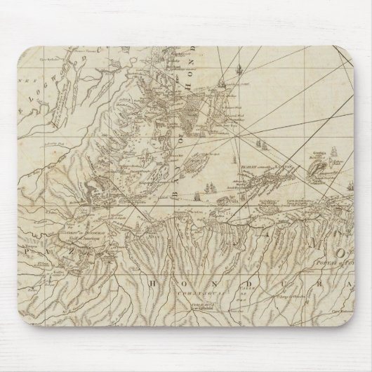 Die Bucht von Honduras Mousepad (Vorne)