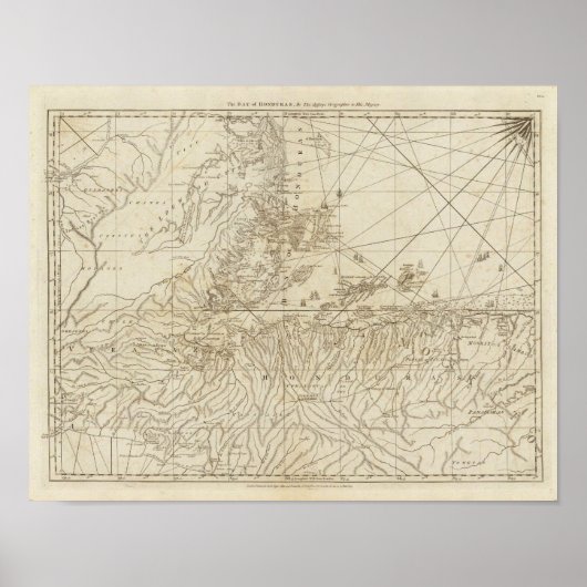 Die Bucht von Honduras Poster (Vorne)