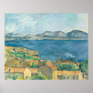 Die Bucht von Marseille Paul Cezanne Poster