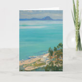 Die Bucht von Tunis am Morgen | Sir John Lavery Karte (Vorderseite)