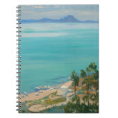 Die Bucht von Tunis am Morgen | Sir John Lavery Notizblock (Vorderseite)