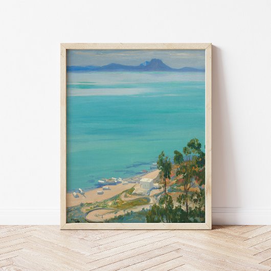 Die Bucht von Tunis am Morgen | Sir John Lavery Poster