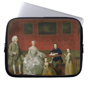 Die Buckley-Eber Familie, c.1758-60 (Öl auf Laptopschutzhülle