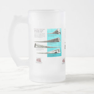 Die Budd Company - Eine Eisenbahnlegende Mattglas Bierglas
