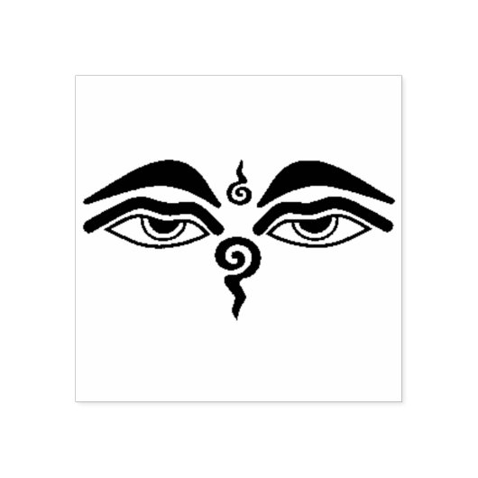 Die Buddha-Briefmarke Gummistempel (Prägung)