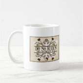 Die buddhistische Weise Kaffeetasse (Links)