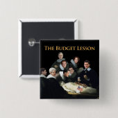 Die Budget-Lektion Button (Vorne & Hinten)