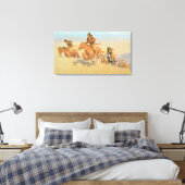 Die Buffalo-Läufer, das große Horn-Becken von Remi Leinwanddruck (Insitu (Schlafzimmer))