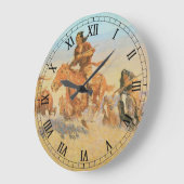 Die Buffalo-Läufer, das große Horn-Becken von Remi Wanduhr (Winkel)