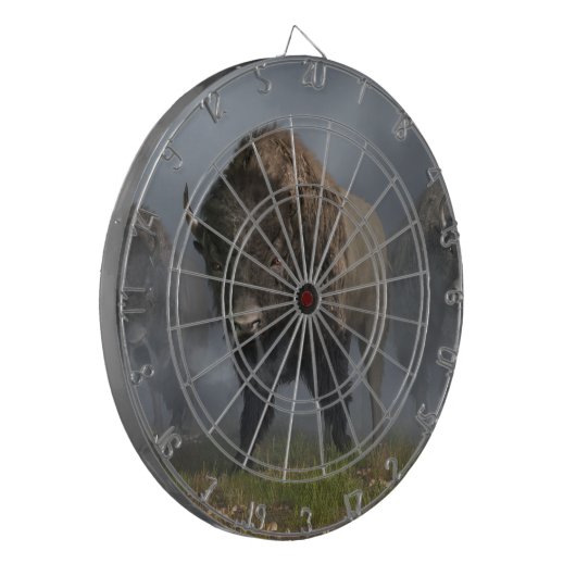 Die Büffel-Avantgarde Dartscheibe (Vorderseite Links)