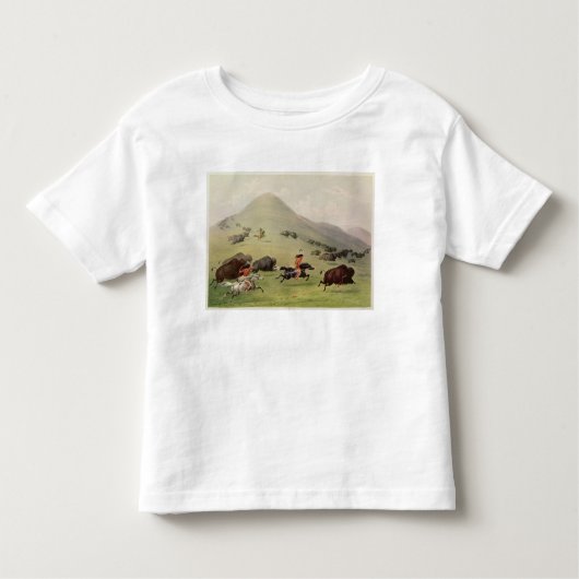 Die Büffel-Jagd, c.1832 Kleinkind T-shirt (Vorderseite)