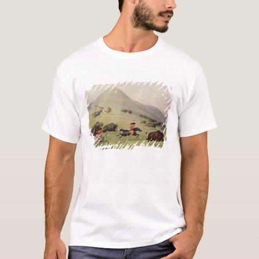 Die Büffel-Jagd, c.1832 T-Shirt (Vorderseite)
