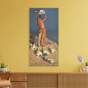 Die Büffel kehren zurück von Frederic Remington Leinwanddruck