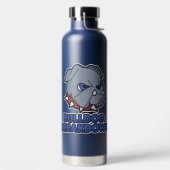 Die Bulldog-Breakfast-Wasserflasche Trinkflasche (links)