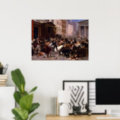 Die Bullen und Bären auf dem Markt, 1879 Poster (Heimbüro)