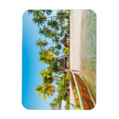 Die Bungalows am Strand | Ko Mook, Thailand Magnet (Vertikal)