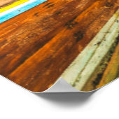 Die Bungalows am Strand | Ko Mook, Thailand Poster (Ecke)