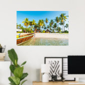 Die Bungalows am Strand | Ko Mook, Thailand Poster (Heimbüro)