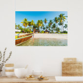 Die Bungalows am Strand | Ko Mook, Thailand Poster (Küche)