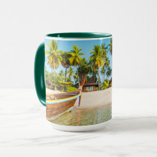 Die Bungalows am Strand Ko Mook, Thailand Tasse