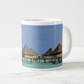 Die Bungalows von Bora Bora Jumbo-Tasse (Vorderseite Rechts)