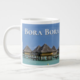 Die Bungalows von Bora Bora Jumbo-Tasse