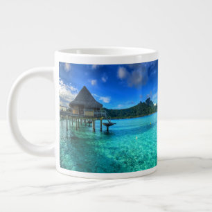 Die Bungalows von Bora Bora Jumbo-Tasse