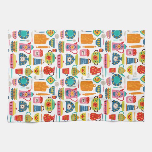 Die bunte Küche Geschirrtuch (Horizontal)