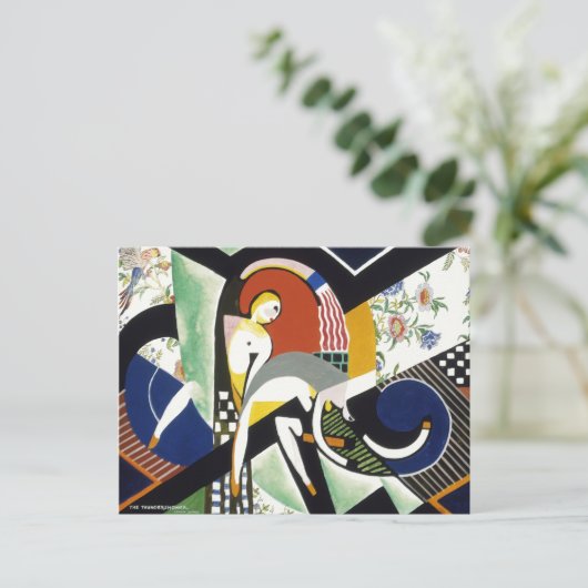 Die bunte Thunderdusche Postkarte (Stehend Vorderseite)