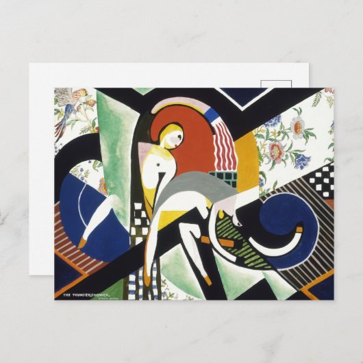 Die bunte Thunderdusche Postkarte