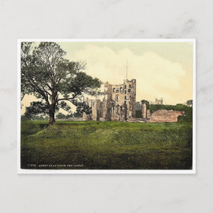 Die Burg, Ashby-de-la-Zouch, England Vintage-Foto Postkarte