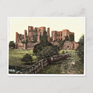Die Burg, Kenilworth, England selten Fotochrom Postkarte