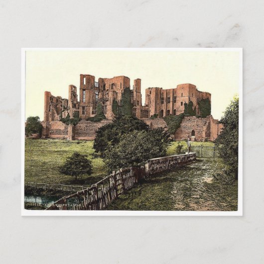 Die Burg, Kenilworth, England selten Fotochrom Postkarte (Vorderseite)