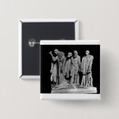 Die Burghers von Calais, 1889 Button (Vorne & Hinten)