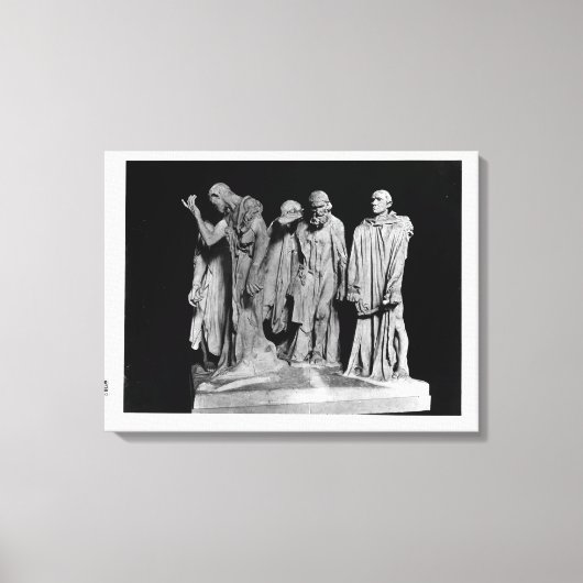 Die Burghers von Calais, 1889 Leinwanddruck (Vorderseite)